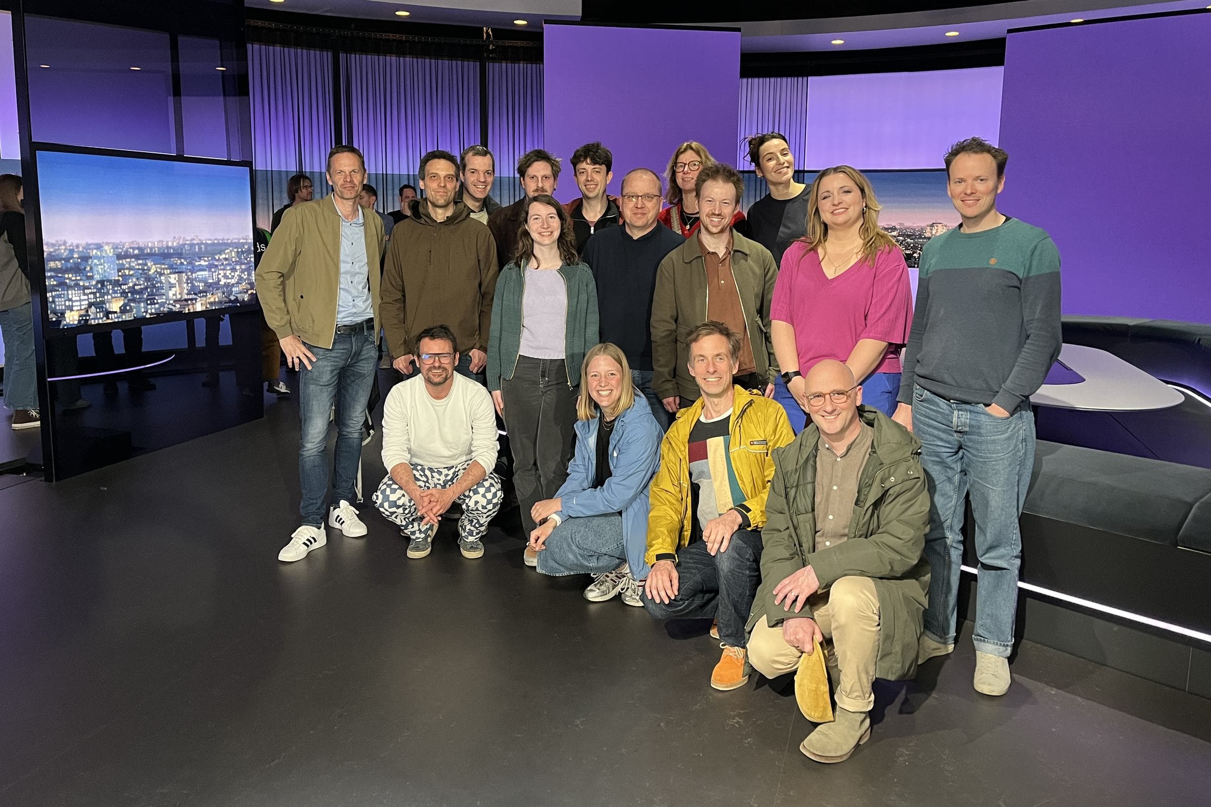 Het volledige team van Scelta Mobility bij elkaar